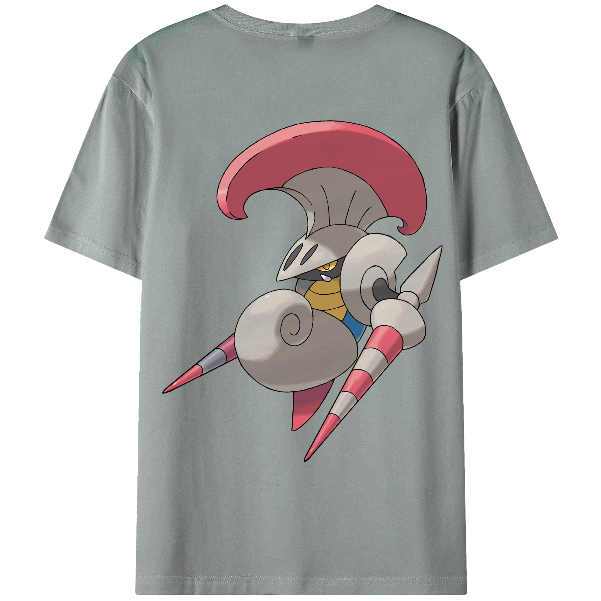 （画像用） ポケットモンスター Pokémon 綿100％ メンズ半袖Tシャツ（バックプリント） 通気性